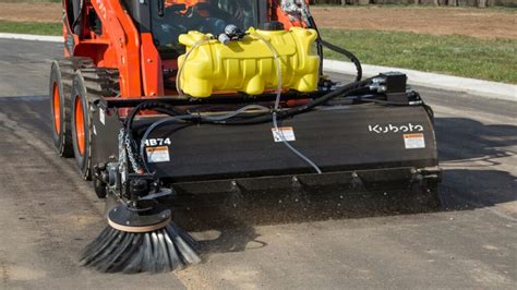 kubota skid steer angle broom|kubota ssp15 attachment.